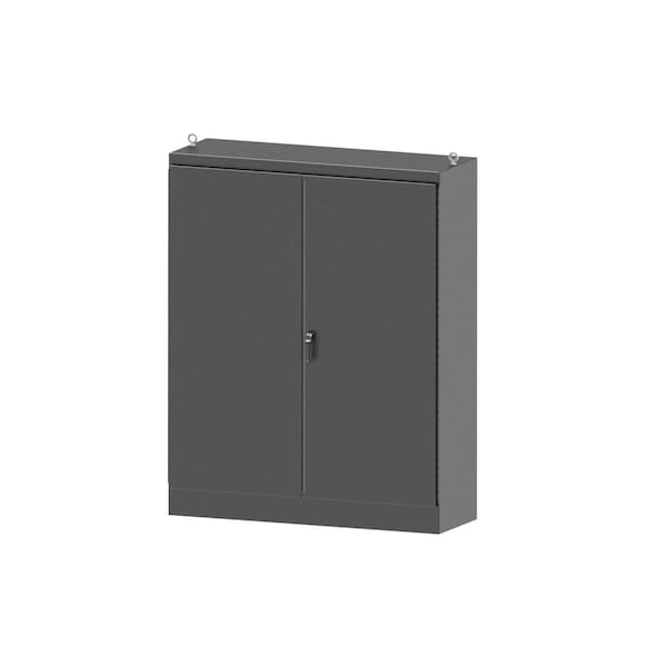 3 Point Latch with Padlock Handle Electrical Enclosures, 60 in H, 18 in D, 48 in W